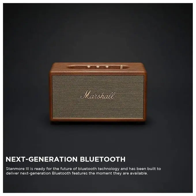 Casse Bluetooth MARSHALL 1006080 Marshall Altoparlante Stanmore III Bluetooth Senza Fili Audio di Alta Qualità Colore Marrone