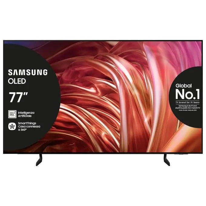 Samsung QE77S85DAEXZT Smart TV 77 Inch 4K Ultra HD OLED Display Tizen System DVBT2/C/S2 Class F Dolby Atmos color Black