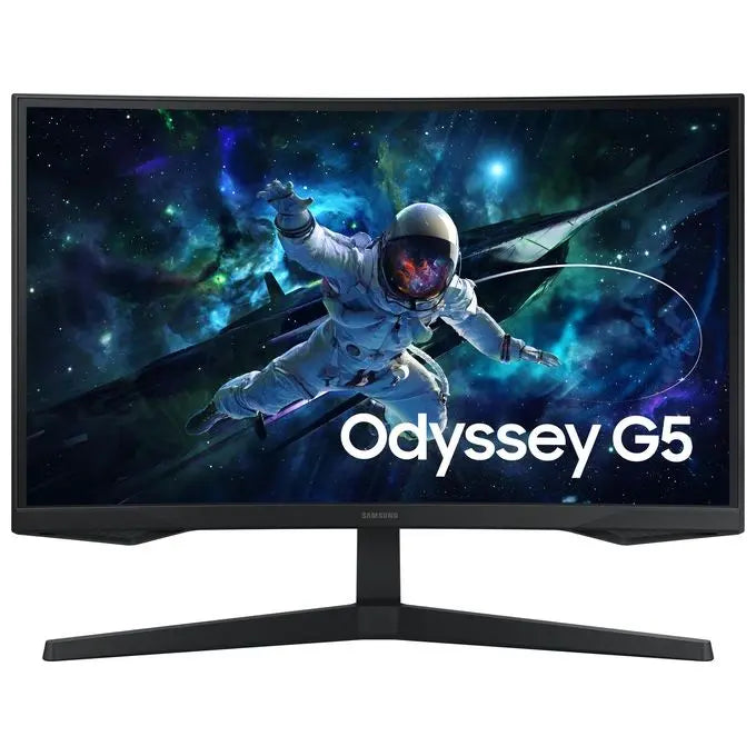 Samsung Odyssey G5 Curved Gaming Monitor 27" WQHD 2K 165Hz 1ms FreeSync for Immersive Gaming Experiences