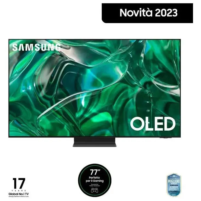 Samsung TV Oled 4K QE77S95CATXZT 77 pollici Smart Tv Processore Neural Quantum 4K Motion Xcelerator Turbo Pro Dolby Atmos e OTS+