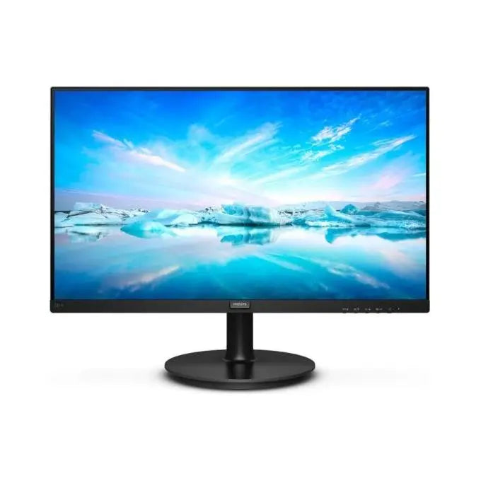 PHILIPS 221V8 Monitor Adaptive Sync 75 Hz, Va, Full Hd, 4Ms, Hdmi, Vga, Attacco Vesa, Nero, 22