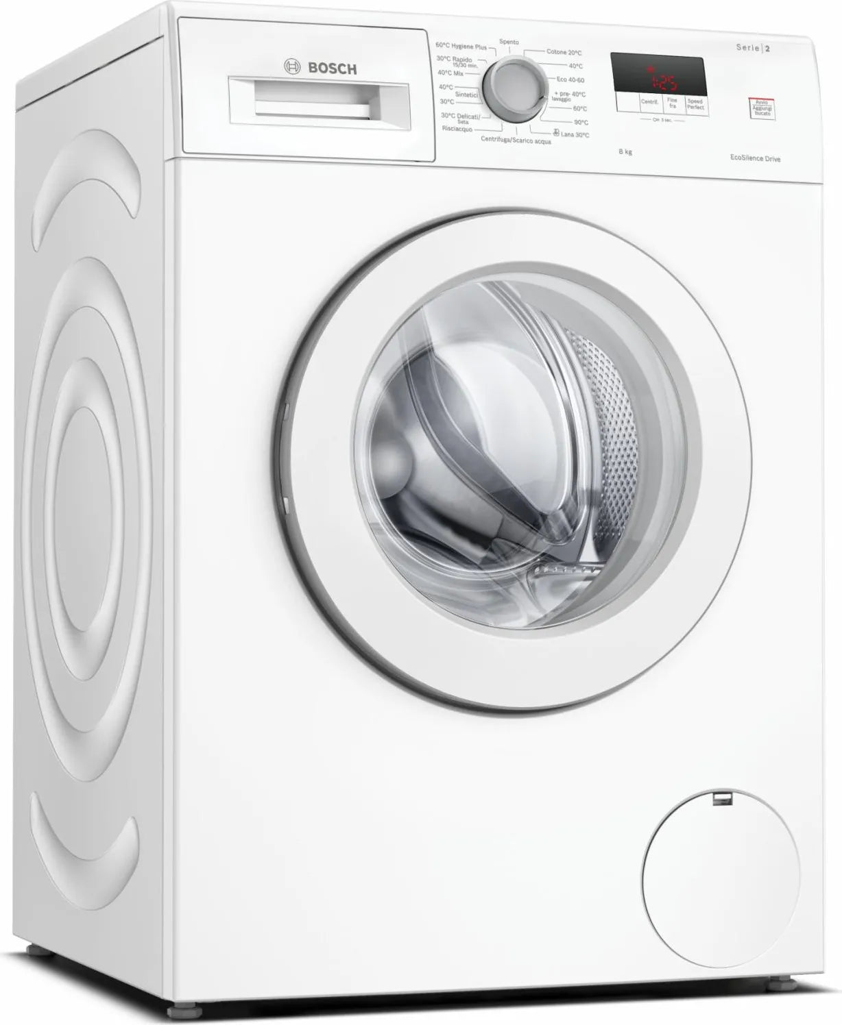 Bosch Lavatrice 8 Kg Classe energetica C Profondità 55 cm Centrifuga 1200 giri - WAJ24068I