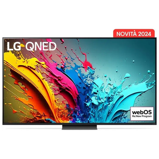 Lg 65QNED86T6A Smart TV 65 Pollici 4K Ultra HD Display QNED Sistema Web OS