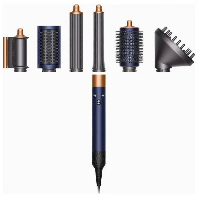 Dyson 581143-01 Airwrap Complete Long Multistyler Caldo Potenza 1300 Watt colore Blu / Rame