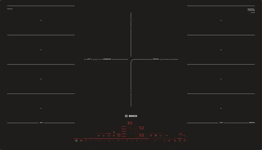 Bosch PXV901DV1E 8 Piano cottura a induzione cm. 89 - vetroceramica nero
