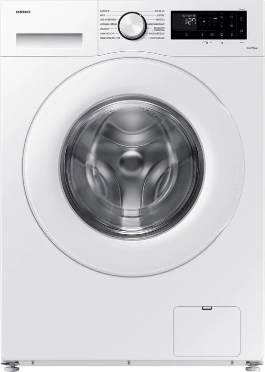 Samsung Crystal Clean - Lavatrice 9 kg Classe A Centrifuga 1400 Giri con Motore Inverter e Funzione Vapore Wi-Fi colore Bianco - WW90CGC04DTEET