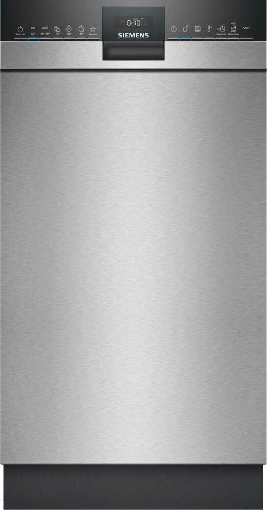 Siemens SR43ES24ME Iq300 Lavastoviglie integrata parziale cm.45 - 10 coperti - frontale inox spazzolato