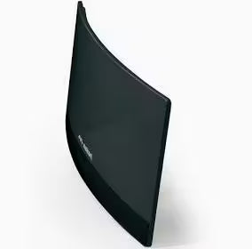 AT55 R1 USB Antenna TV da Interni ad Amplificazione Regolabile Pronta per il DVBT2 e il 5G Colore Nero